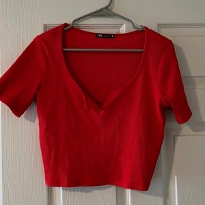 Zara Cropped T-Shirt